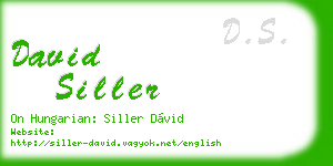 david siller business card